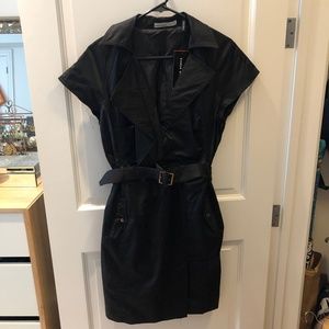 Karen Millen Black Trench Dress
